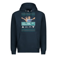Navy pardon my take electric avenue ugly christmas sweater Premium Hoodie - artisFamous