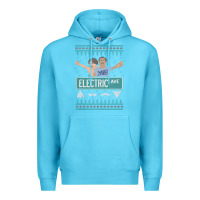 Ocean Blue pardon my take electric avenue ugly christmas sweater Premium Hoodie - artisFamous
