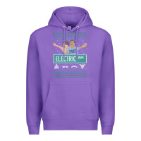 Purple pardon my take electric avenue ugly christmas sweater Premium Hoodie - artisFamous