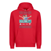 Red pardon my take electric avenue ugly christmas sweater Premium Hoodie - artisFamous