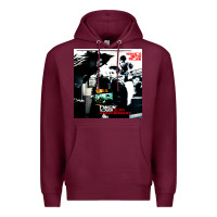 Burgundy NEWS KIDS ON THE BLOCK Premium Hoodie - artisFamous