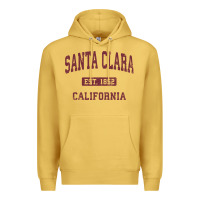 Antique Gold santa clara cali ca vintage athletic sports design Premium Hoodie - artisFamous