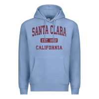 Colony Blue santa clara cali ca vintage athletic sports design Premium Hoodie - artisFamous