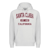 Dove Grey santa clara cali ca vintage athletic sports design Premium Hoodie - artisFamous