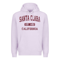 Lilac santa clara cali ca vintage athletic sports design Premium Hoodie - artisFamous