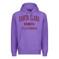 Purple santa clara cali ca vintage athletic sports design Premium Hoodie - artisFamous