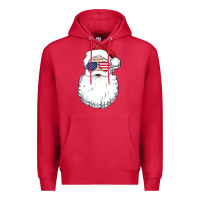 Cardinal santa claus  u.s.a sunglasses christmas in july santa Premium Hoodie - artisFamous