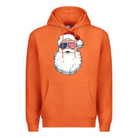 Carrot santa claus  u.s.a sunglasses christmas in july santa Premium Hoodie - artisFamous