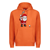 Carrot santa claus golf christmas golfer golfing gift Premium Hoodie - artisFamous