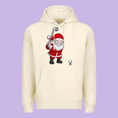 Santa Claus Golf Christmas Golfer Golfing Gift Premium Hoodie Designed By Artisfamous
