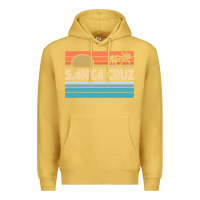 Antique Gold santa c.r.u.z cali sunset 70s 80s surfer summer sun Premium Hoodie - artisFamous