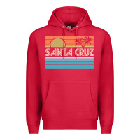 Cardinal santa c.r.u.z cali sunset 70s 80s surfer summer sun Premium Hoodie - artisFamous