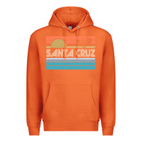 Carrot santa c.r.u.z cali sunset 70s 80s surfer summer sun Premium Hoodie - artisFamous