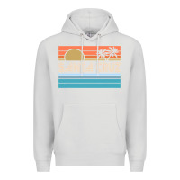 Dove Grey santa c.r.u.z cali sunset 70s 80s surfer summer sun Premium Hoodie - artisFamous