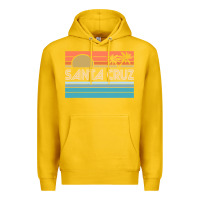 Lemon santa c.r.u.z cali sunset 70s 80s surfer summer sun Premium Hoodie - artisFamous