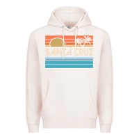 Pale Pink santa c.r.u.z cali sunset 70s 80s surfer summer sun Premium Hoodie - artisFamous