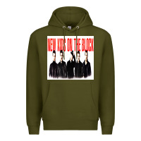 Army Green NEWS KIDS ON THE BLOCK Premium Hoodie - artisFamous