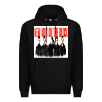 Black NEWS KIDS ON THE BLOCK Premium Hoodie - artisFamous