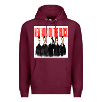 Burgundy NEWS KIDS ON THE BLOCK Premium Hoodie - artisFamous