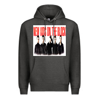 Charcoal Heather NEWS KIDS ON THE BLOCK Premium Hoodie - artisFamous