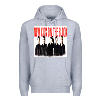 Heather Grey NEWS KIDS ON THE BLOCK Premium Hoodie - artisFamous