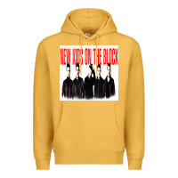 Mustard NEWS KIDS ON THE BLOCK Premium Hoodie - artisFamous