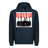 Navy NEWS KIDS ON THE BLOCK Premium Hoodie - artisFamous