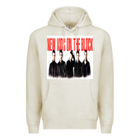 Oatmeal Heather NEWS KIDS ON THE BLOCK Premium Hoodie - artisFamous