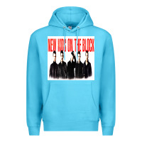 Ocean Blue NEWS KIDS ON THE BLOCK Premium Hoodie - artisFamous