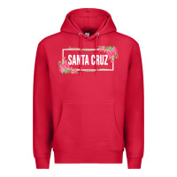 Cardinal santa c.r.u.z cali  floral hibiscus flower Premium Hoodie - artisFamous