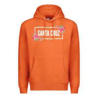 Carrot santa c.r.u.z cali  floral hibiscus flower Premium Hoodie - artisFamous