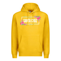 Lemon santa c.r.u.z cali  floral hibiscus flower Premium Hoodie - artisFamous