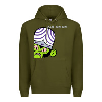 Army Green i am mojo jojo Premium Hoodie - artisFamous