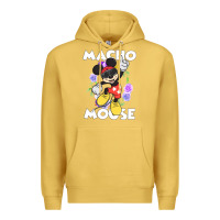Antique Gold macho mouse Premium Hoodie - artisFamous