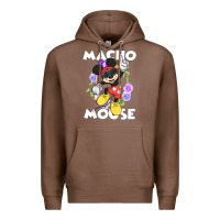 Chestnut macho mouse Premium Hoodie - artisFamous