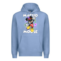 Colony Blue macho mouse Premium Hoodie - artisFamous