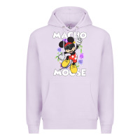 Lilac macho mouse Premium Hoodie - artisFamous