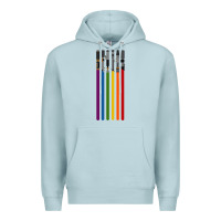 Blue Mist rainbow lightsaber Premium Hoodie - artisFamous