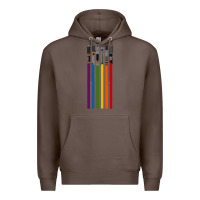 Coffee rainbow lightsaber Premium Hoodie - artisFamous