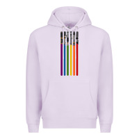Lilac rainbow lightsaber Premium Hoodie - artisFamous
