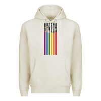 Oatmeal Heather rainbow lightsaber Premium Hoodie - artisFamous