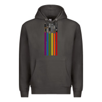 Smoke rainbow lightsaber Premium Hoodie - artisFamous