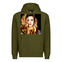 Army Green kelly clarkson Premium Hoodie - artisFamous