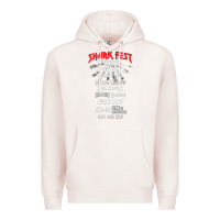 Pale Pink shark fest Premium Hoodie - artisFamous