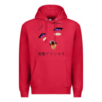 Cardinal ahegao face girl Premium Hoodie - artisFamous