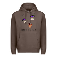 Coffee ahegao face girl Premium Hoodie - artisFamous