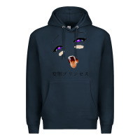 Navy ahegao face girl Premium Hoodie - artisFamous