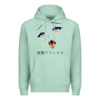 Seafoam ahegao face girl Premium Hoodie - artisFamous