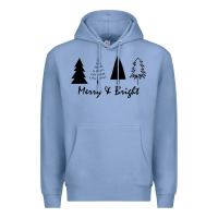 Colony Blue merry and bright Premium Hoodie - artisFamous