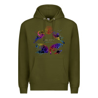 Army Green Best Owl City Premium Hoodie - artisFamous